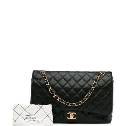 Maxi Classic Caviar Double Flap bag